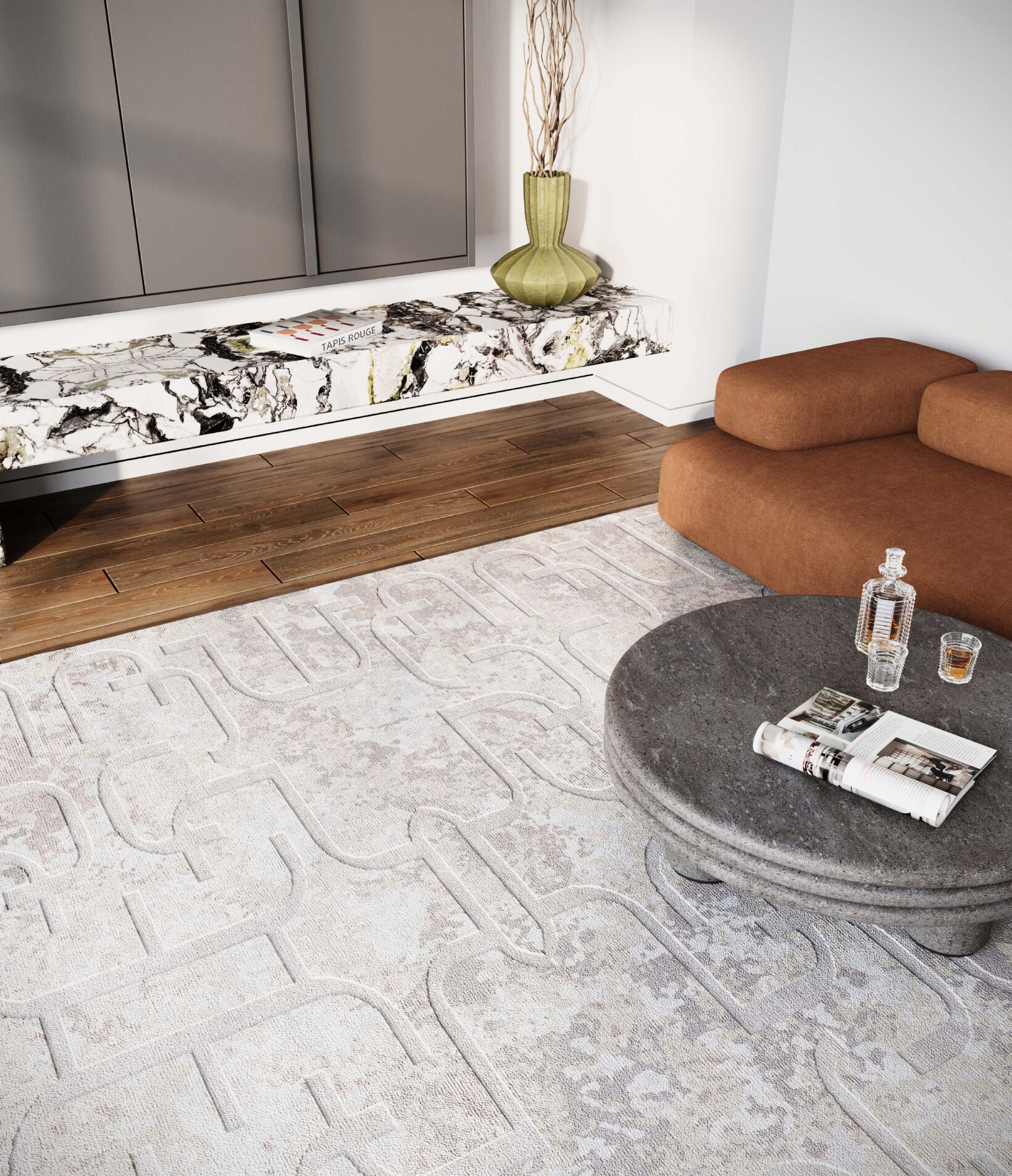 Прямоугольный ковер ручной работы Tapis Rouge Гималаи ARCH-00023772 - Вид №3