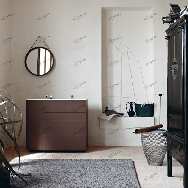 Комбинация ванной комнаты T03 в отделке Full 100 Milltek/33 ECOMALTA TERRA MILLDUE TOUCH TOUCH03