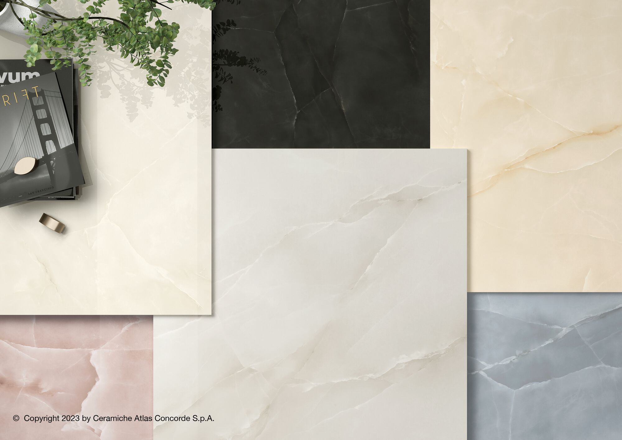 Напольное / керамогранит с эффектом оникса Atlas Concorde Marvel Onyx ARCH-00100320 - Вид №79