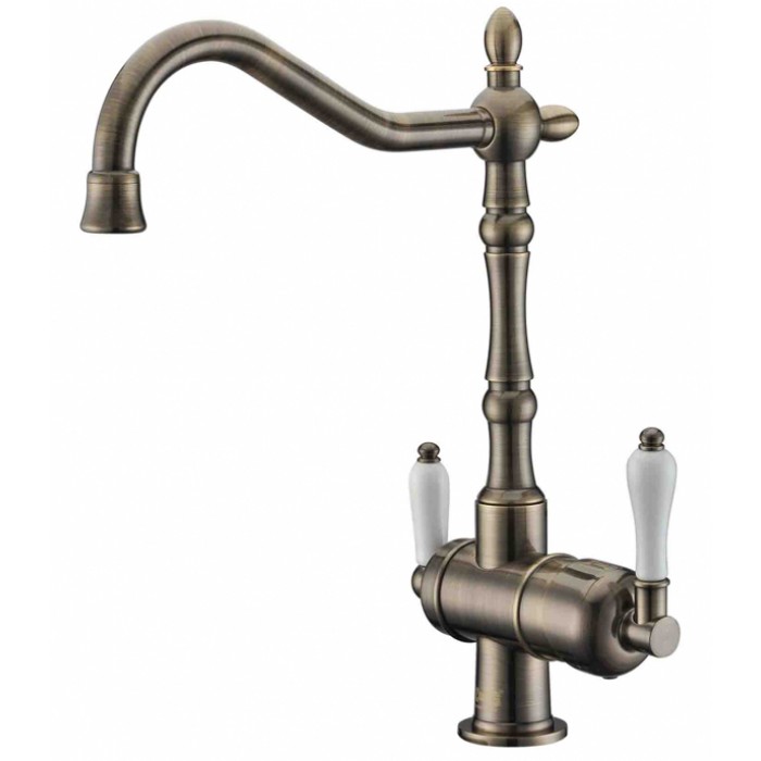 Zorg ZR 326 YF Antique Смеситель для кухни Zorg 360х230 мм  - Вид №1