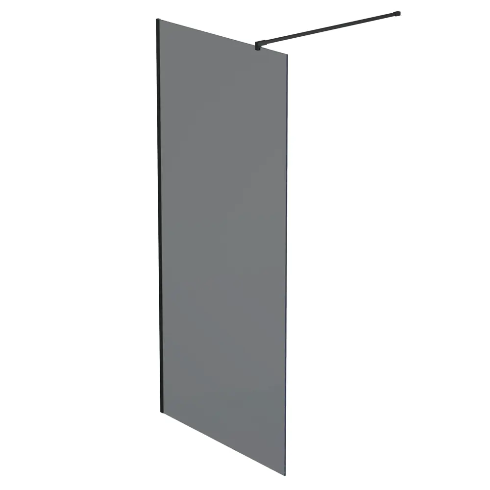 Душевая перегородка Mebelvann 80×200 см с черным профилем и тонированным стеклом 89372129 STLM-1480728 - Вид №1