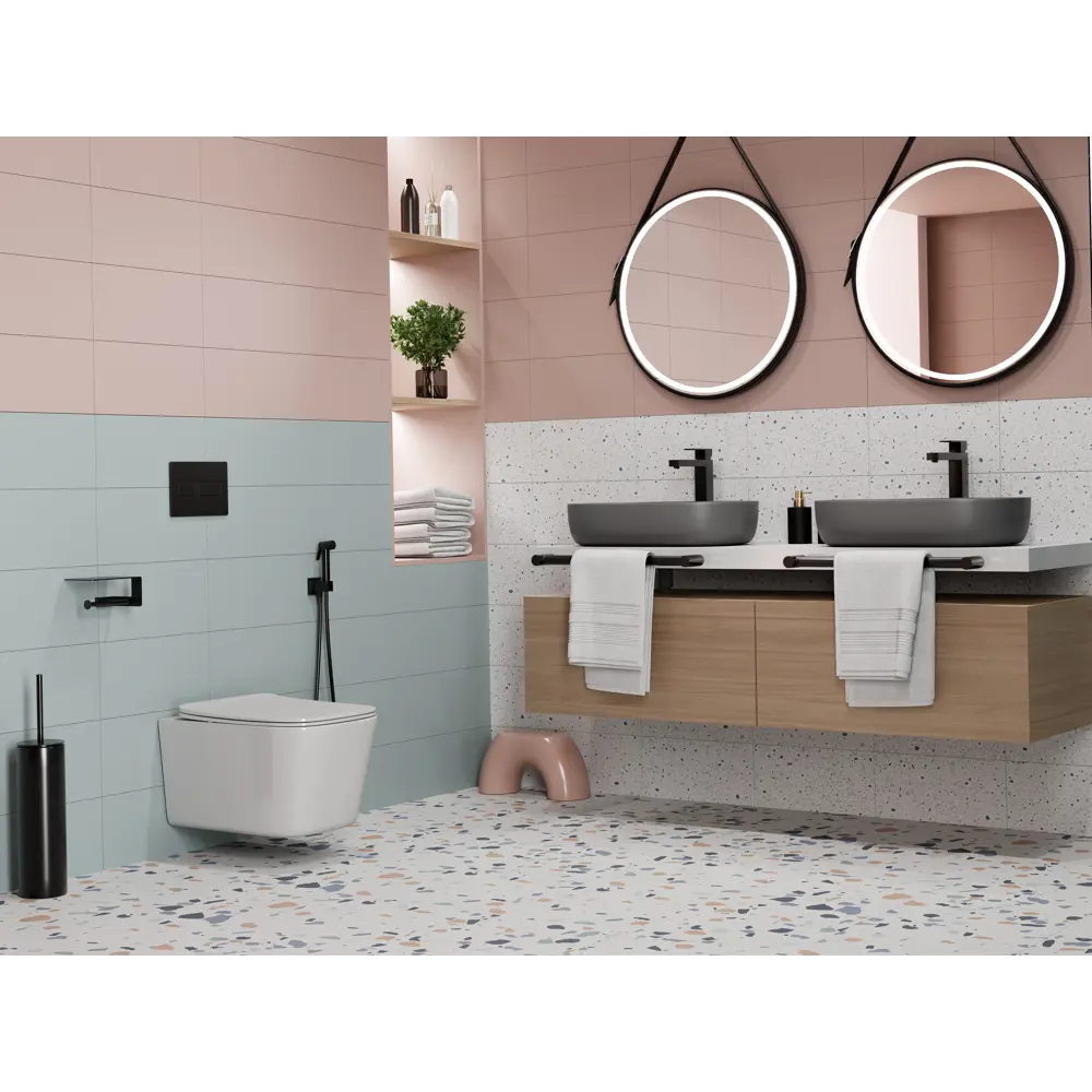 Настенная плитка KREAFORTA Mersey Terrazzo 20x40 см 1.62 м² матовая цвет разноцветный 89413666 STLM-2100718 - Вид №8