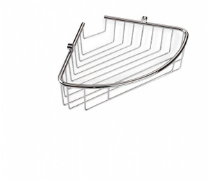 952(08) Stil Haus, решётка в ванную 1-уровневая угловая, высота 7 см, цвет хром