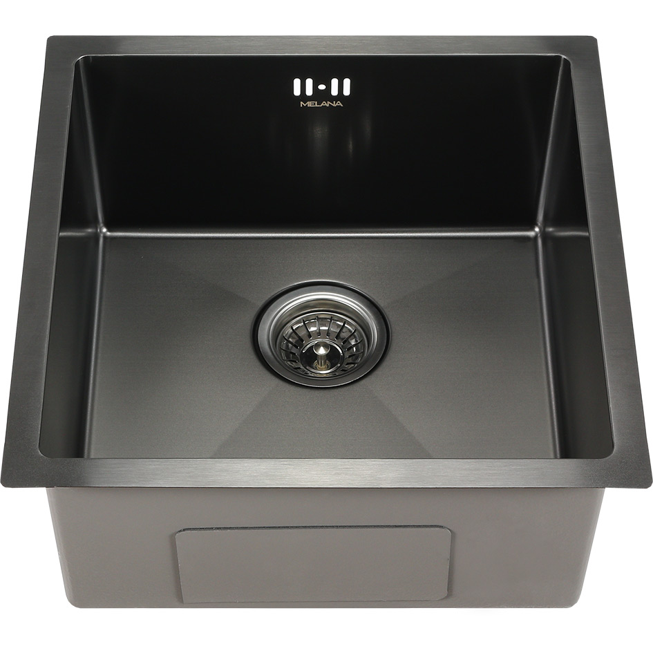 Мойка D4545HB MELANA ProfLine 1,2/220 ГРАФИТ врезная квадратная D4545HB D4545HB графит