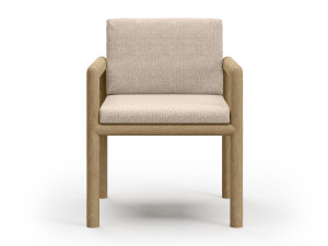 Тканевый садовый стул с подлокотниками