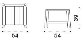 Ethimo Садовый столик из дерева с подносом Petit club Pcqm0500 - Вид №8