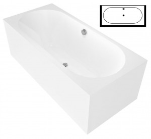32611MDL Polysan Прямоугольные ванны для одного человека