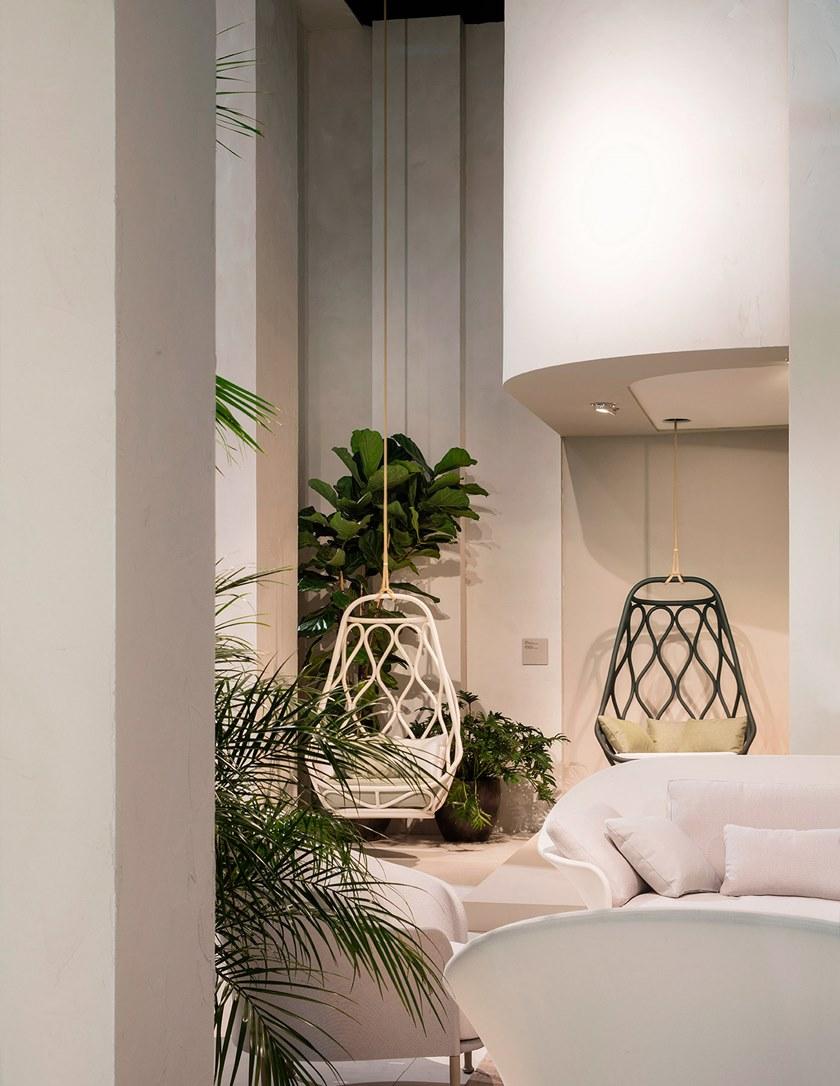 EXPORMIM Подвесное кресло-качалка из ротанга Nautica T060 - Вид №6