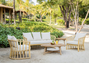 2-местный тканевый садовый диван