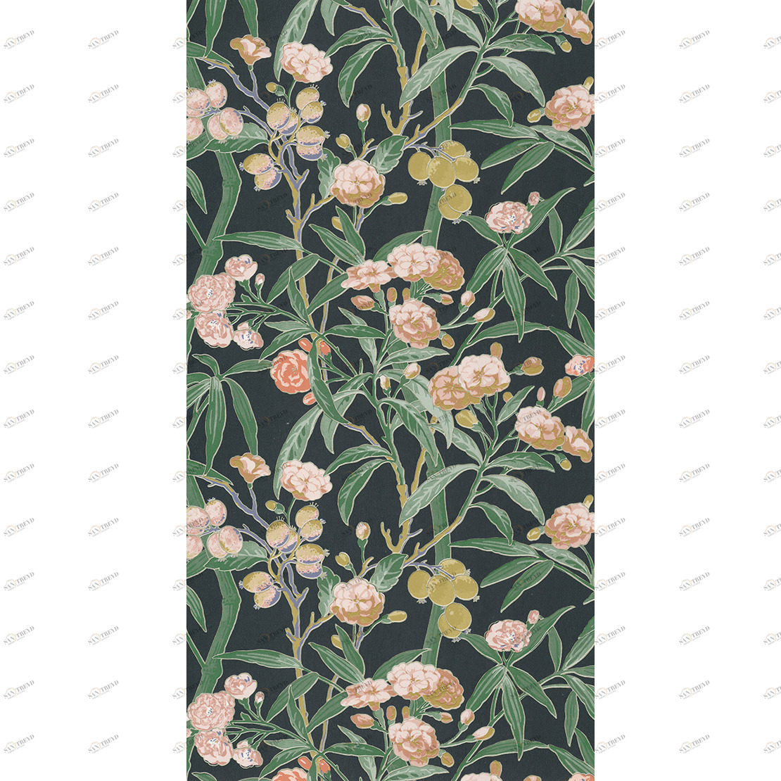 Рулон обоев CUBA CBBA84337505. Основа нетканый винил Casadeco