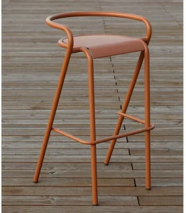 Adico Табурет металлический высокий со спинкой 5008