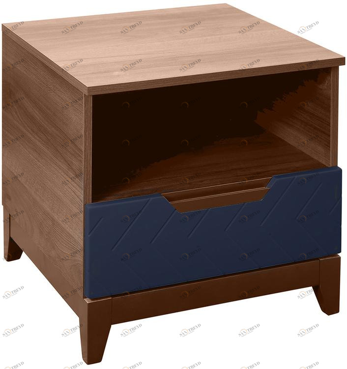 30744 Тумба прикроватная с 1 ящиком Сканди Сапфир R-HOME 4009271h_Сапфир