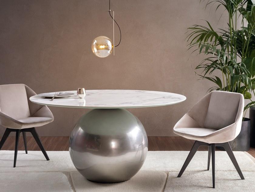 Bonaldo Круглый стол на металлической основе sun-id-1513684 - Вид №3