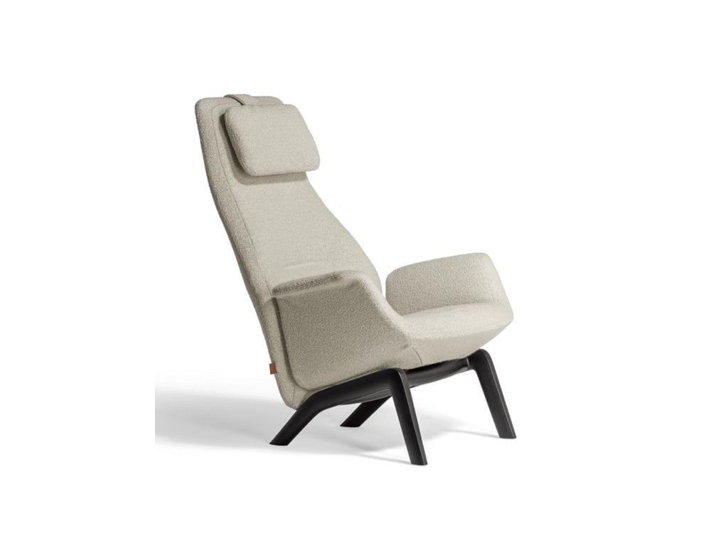 Кожаное кресло с высокой спинкой Poltrona Frau коллекция - диваны и кресла ARCH-00054710 - Вид №3