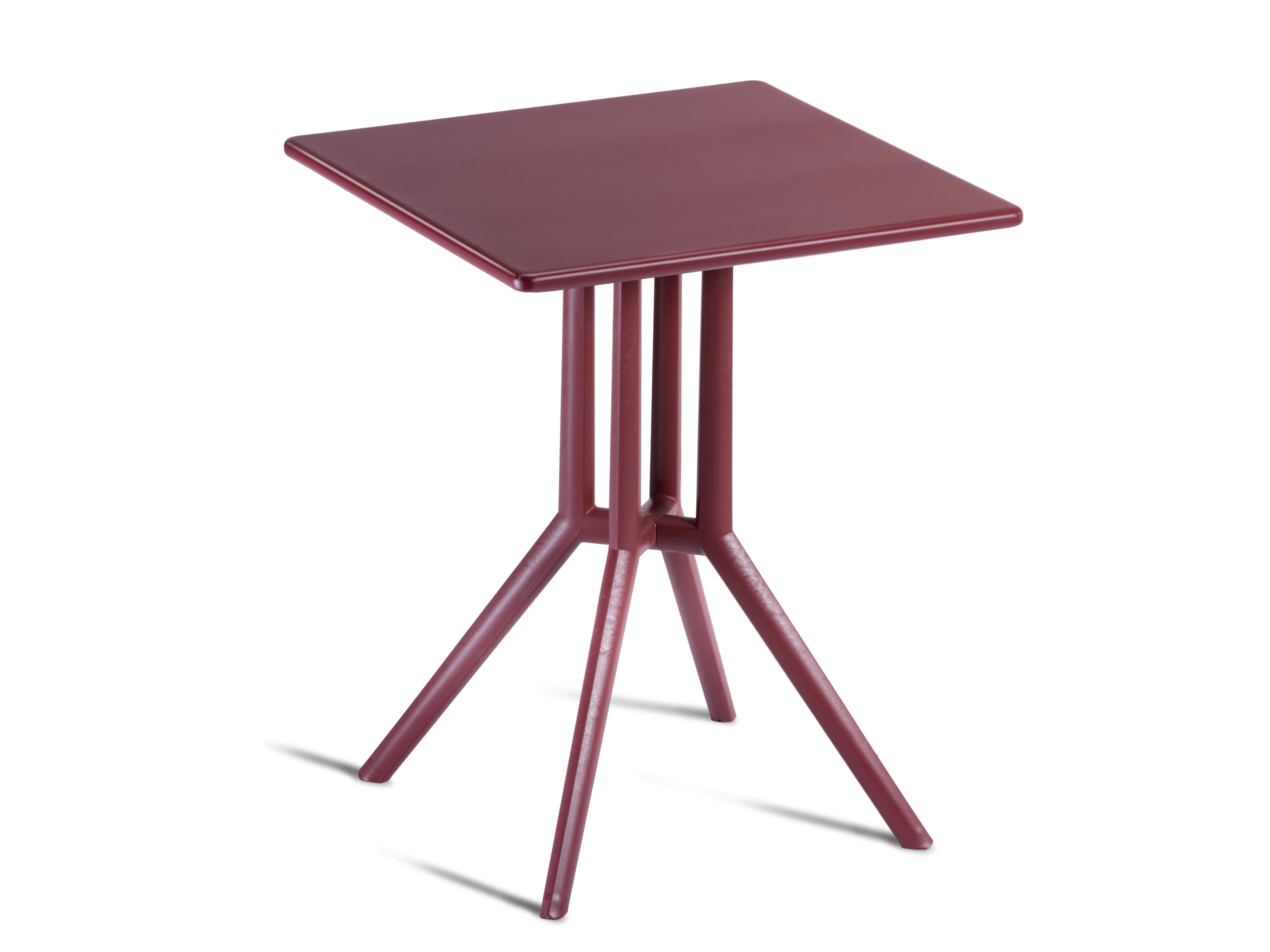 Квадратный стол из инженерного пластика со спицами GABER JUNIPER 4 SQUARE ARCH-00109333 - Вид №1