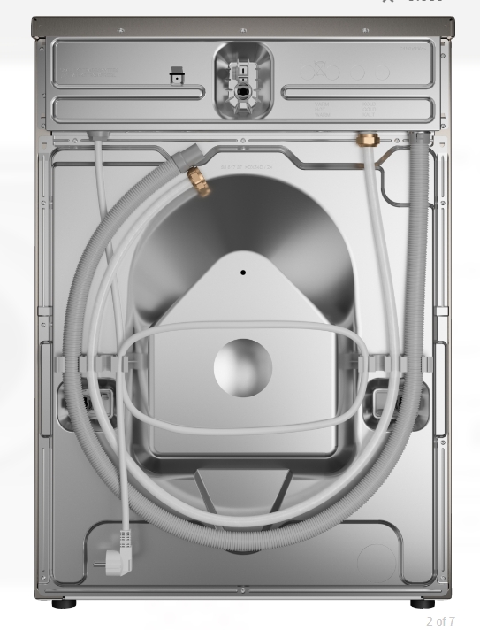 5474008 Стиральная машина Asko W4086C.T/3 серебристый STDN-0058595 - Вид №3