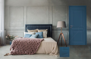 Акустическая распашная дверь с выдвижными петлями