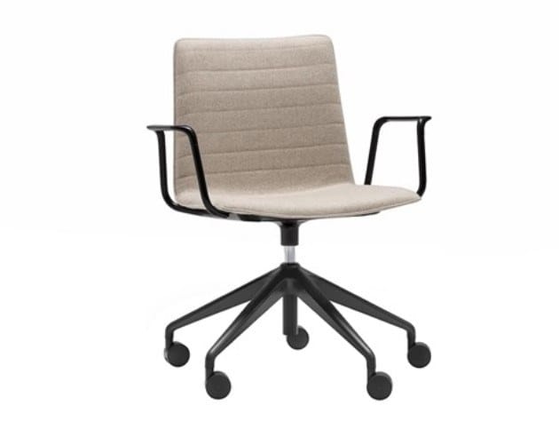 Офисное кресло с регулируемой высотой и подлокотниками с 5 спицами Andreu World Flex High Back ARCH-00119392