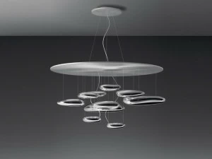 Artemide Подвесной светильник отраженного света из алюминия Mercury 1367110a