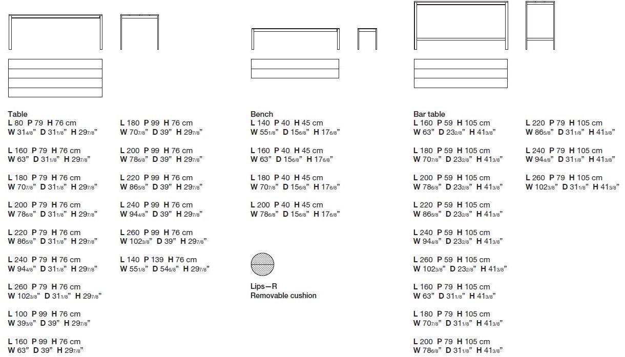 Kristalia Прямоугольный садовый стол из тика Be-easy slatted sun-id-1354770 - Вид №4