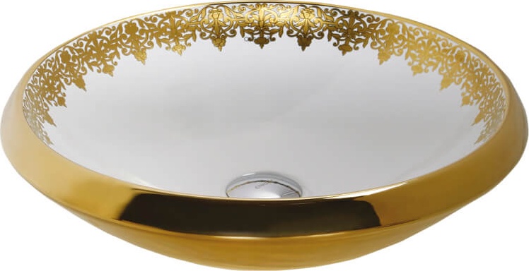 Умывальник Mono Ottoman Gold Ø 45 см / MN045.00040 Mono Creavit - Вид №1