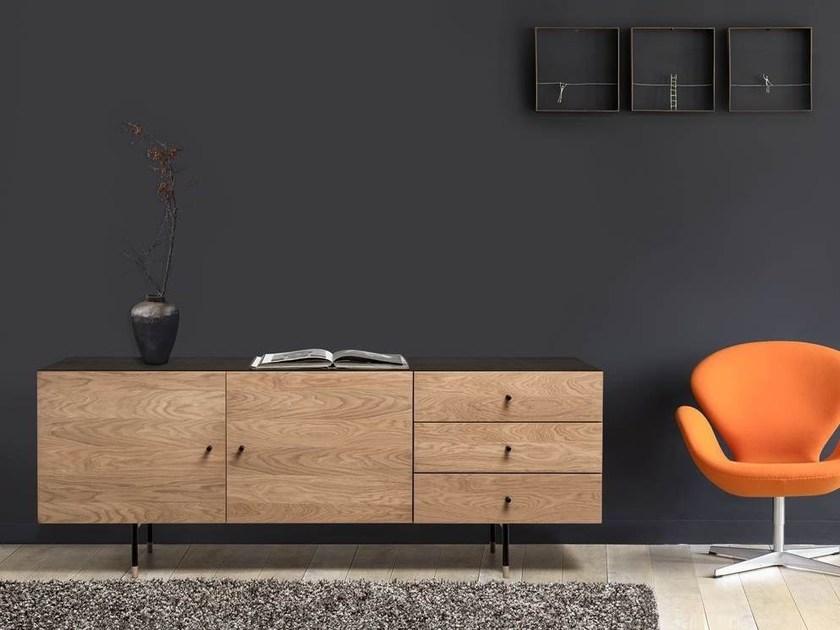 Woodman Комод из фанерованной древесины с распашными дверцами с ящиками Jugend sun-id-1422870 - Вид №7