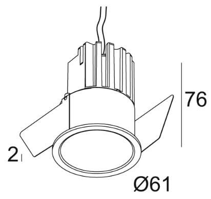 Регулируемый встраиваемый светодиодный прожектор Deltalight Deep Ringo ARCH-00146549 - Вид №11