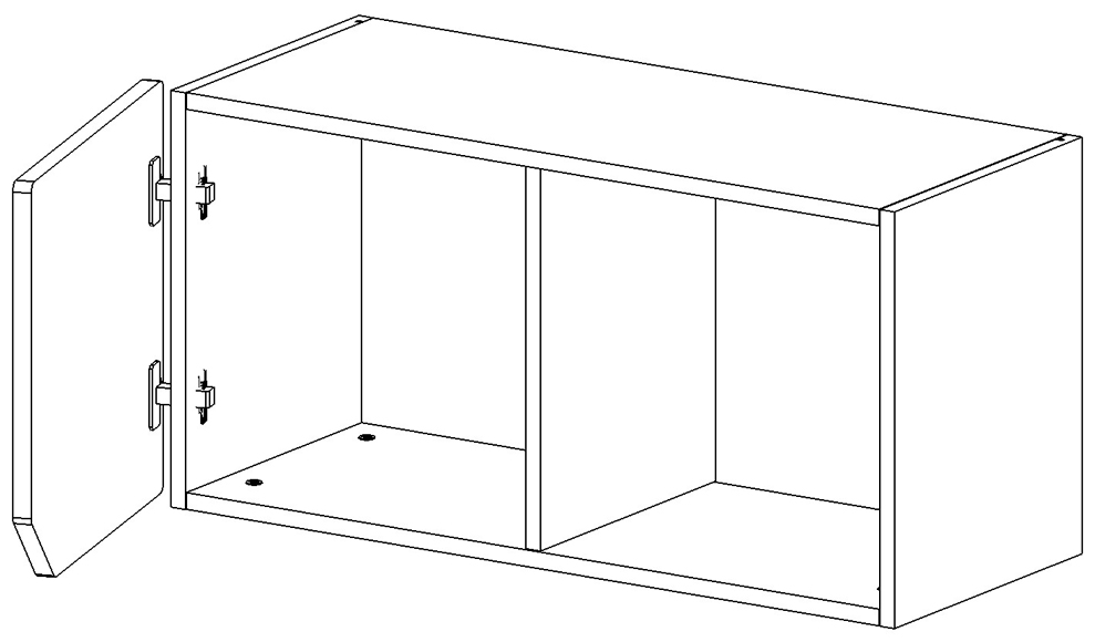Полка детская горизонтальная "Абвгдейка-1" МАНДАРИН АБВГДЕЙКА 178613 Белый Santreyd  - Вид №2