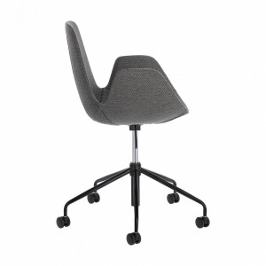 095777 Офисное кресло темно-серое La Forma Yolanda