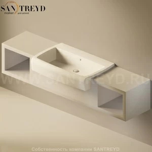 Flaminia UNA Консоль для раковины от 200 до 240 см с местом хранения серая UNA90V2.7047