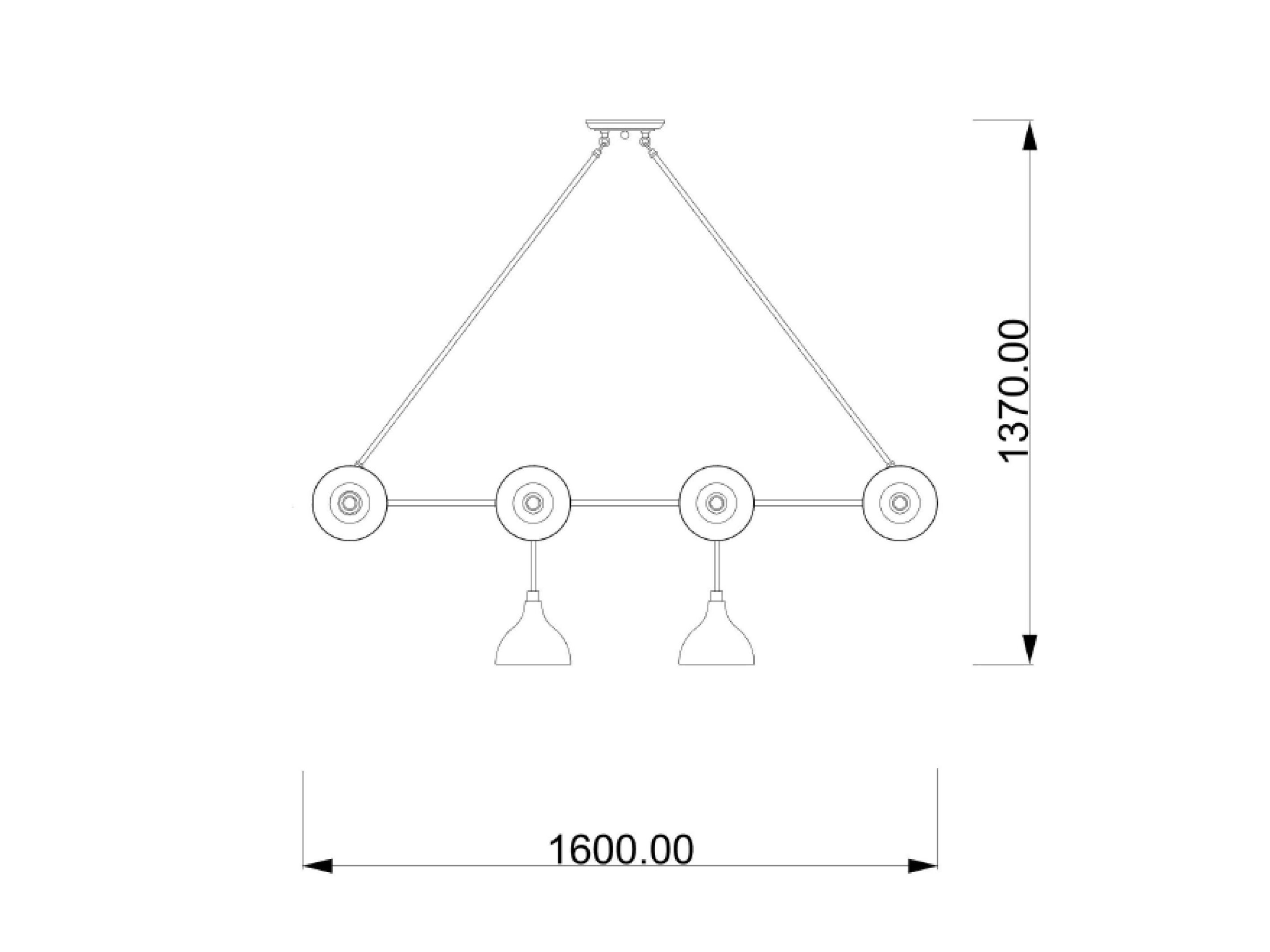 Регулируемая металлическая светодиодная подвесная лампа Lampex Italiana ALISEO ARCH-00027249 - Вид №2