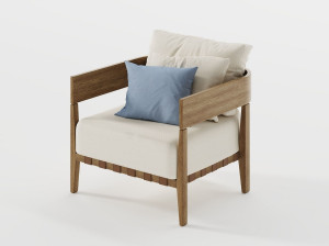 Садовое кресло с каркасом iroko