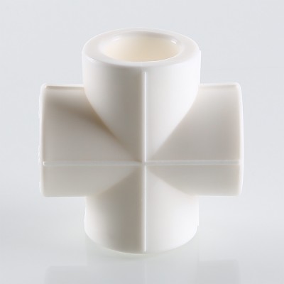 VTp.741.0.020 Фитинг полипропиленовый – крестовина Valtec 20 мм  - Вид №11