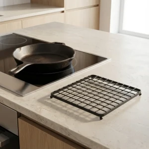 Подставка под горячее Vidage 19x1.8x19 см металл цвет черный