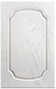 Фасады для кухни Классика Фрезеровка «Классика Романская» Дуб фактурный белый №513