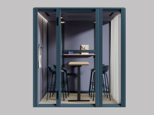 Многосторонняя акустическая офисная кабина