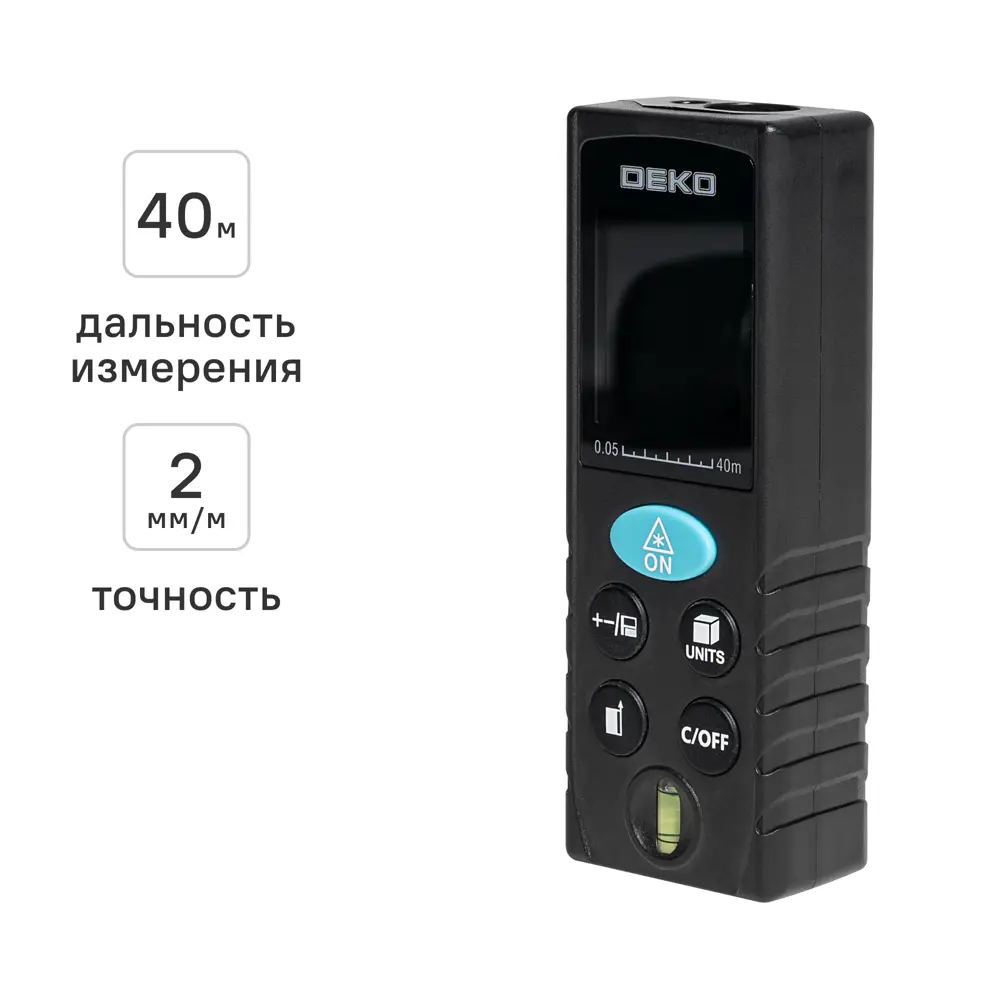 Дальномер лазерный Deko LRD110-40M, 40 м 85498765 STLM-2195215 