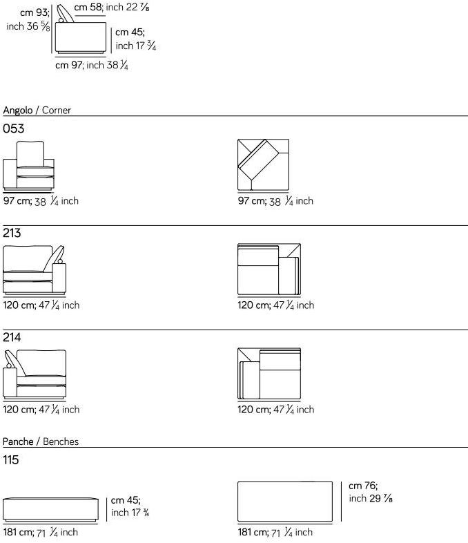 AMURA 3-х местный кожаный диван Murray Am022.060 - Вид №16