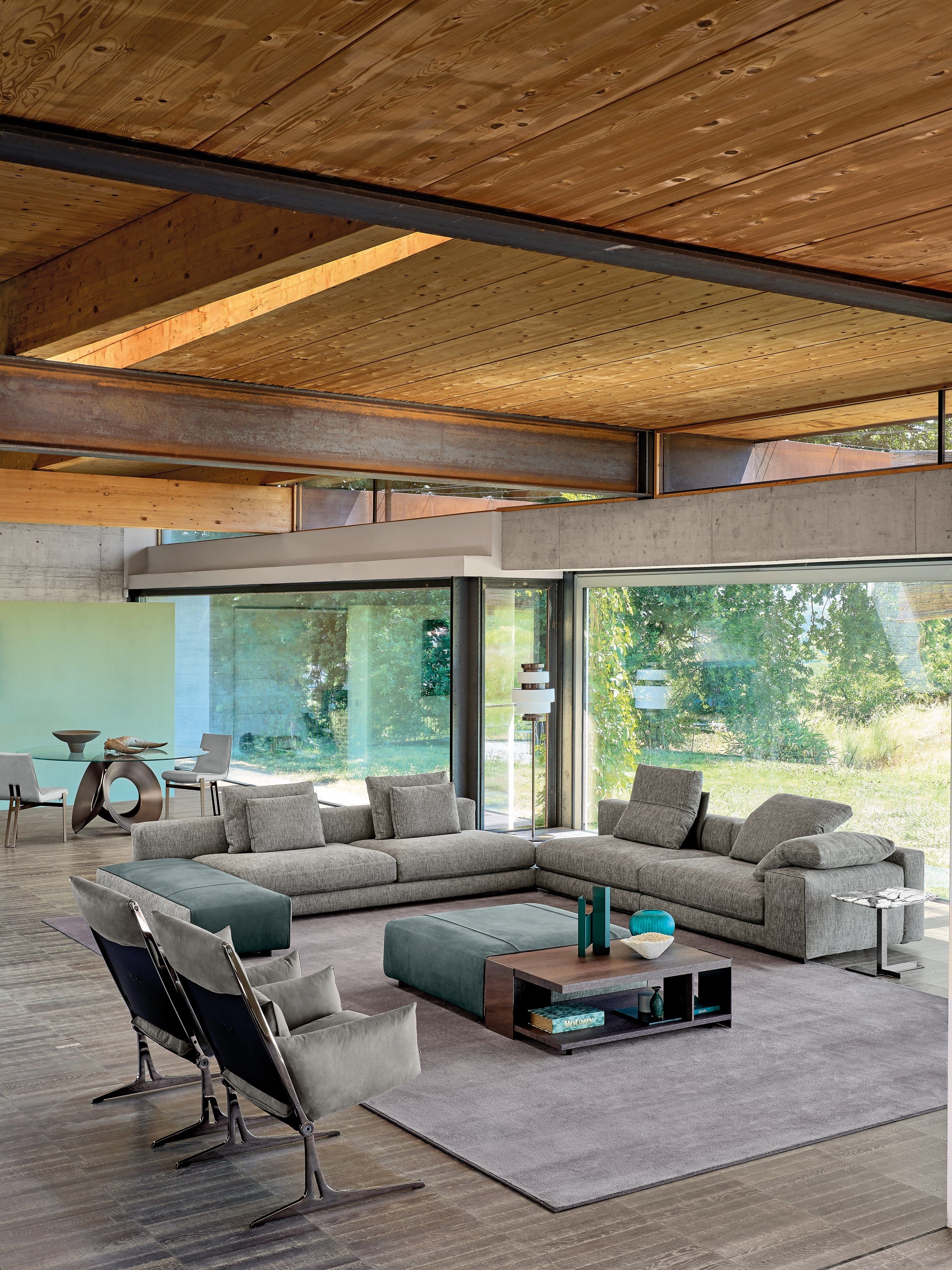 Угловой диван из ткани Arketipo ATLAS ARCH-00087759 - Вид №2