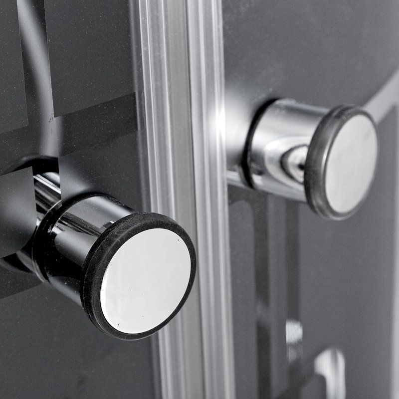 ЕМ1511 R N с гидромассажем (гм.) Душевая кабина DETO Серия EM BМ4590 с гидромассажем BLACK - Вид №11