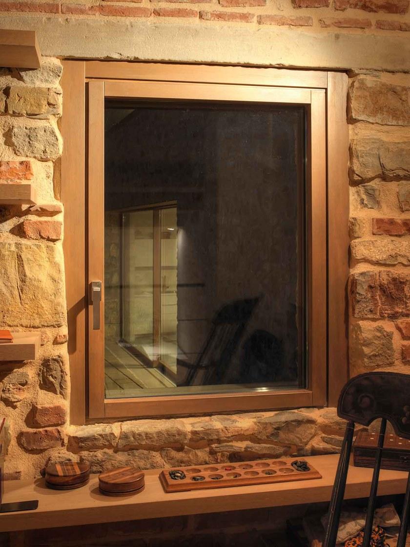 CARMINATI SERRAMENTI Распашное окно из дерева с двойным остеклением Skyline system sun-id-1428125 - Вид №7