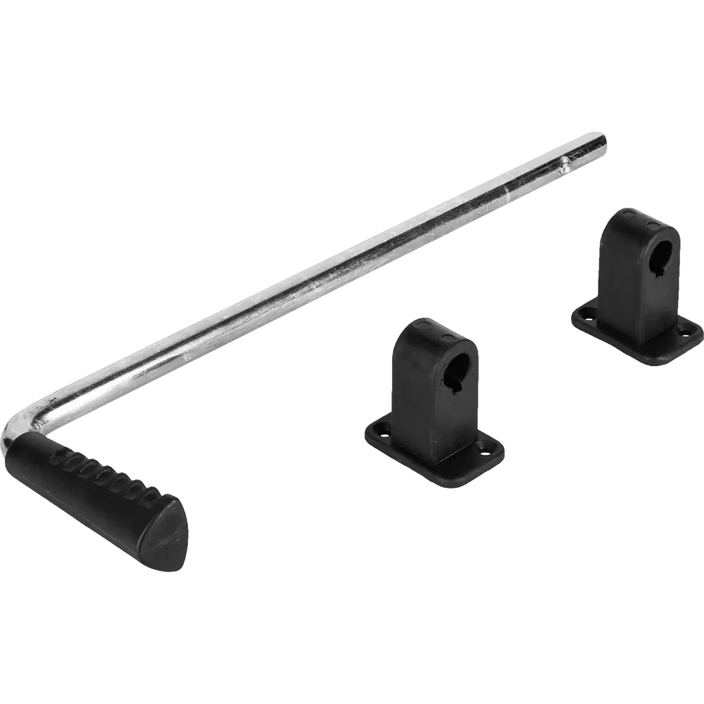 Засов для ворот вертикальный 40x16x400 мм сталь оцинкованная ALBERTS STLM-2081979 - Вид №1