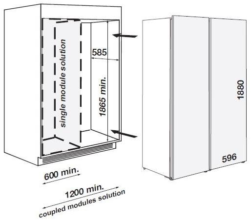 Fulgor Milano Встраиваемый однодверный холодильник sun-id-1514773 - Вид №1