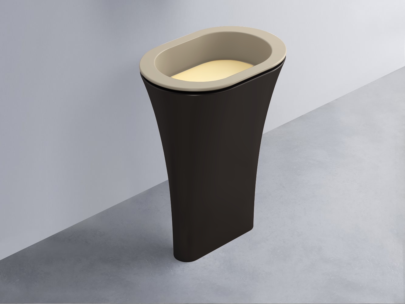 AMLA65-AV+AMPILO-CN+AMCOLO-LV Раковина Amedeo Ovale отдельностоящая cielo Enjoy + Amedeo Ceramica Cielo