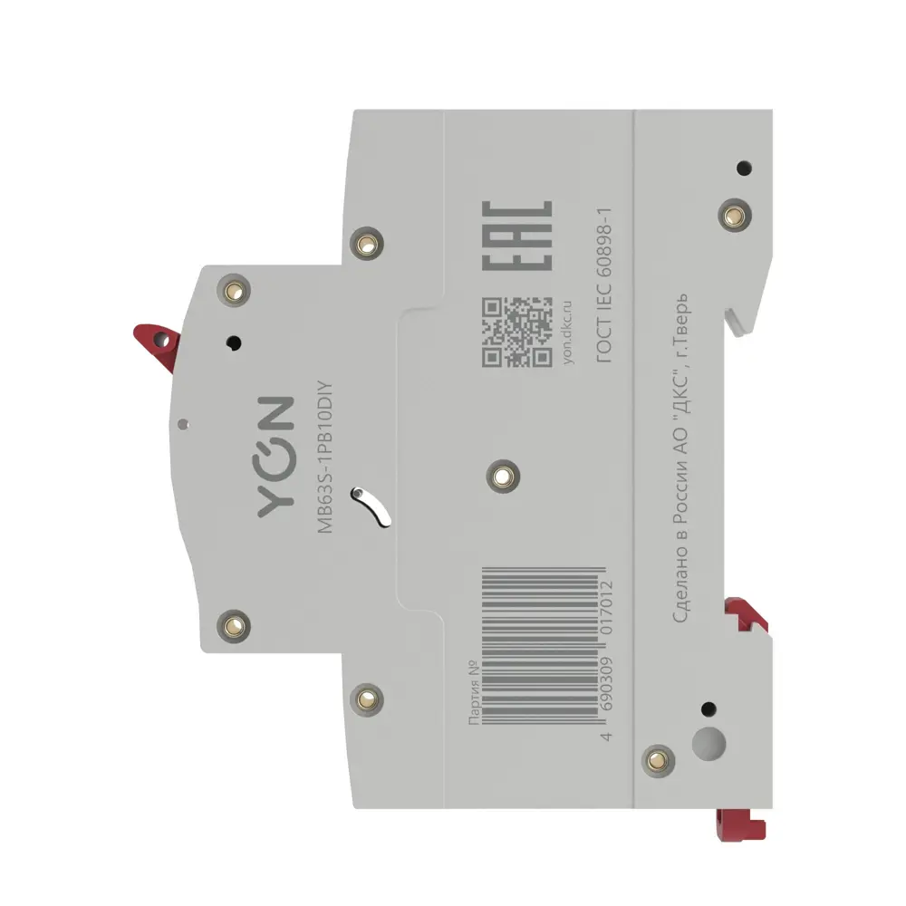Автоматический выключатель DKC Yon 1P B10 А 4.5 кА 89439426 STLM-2062760  - Вид №2
