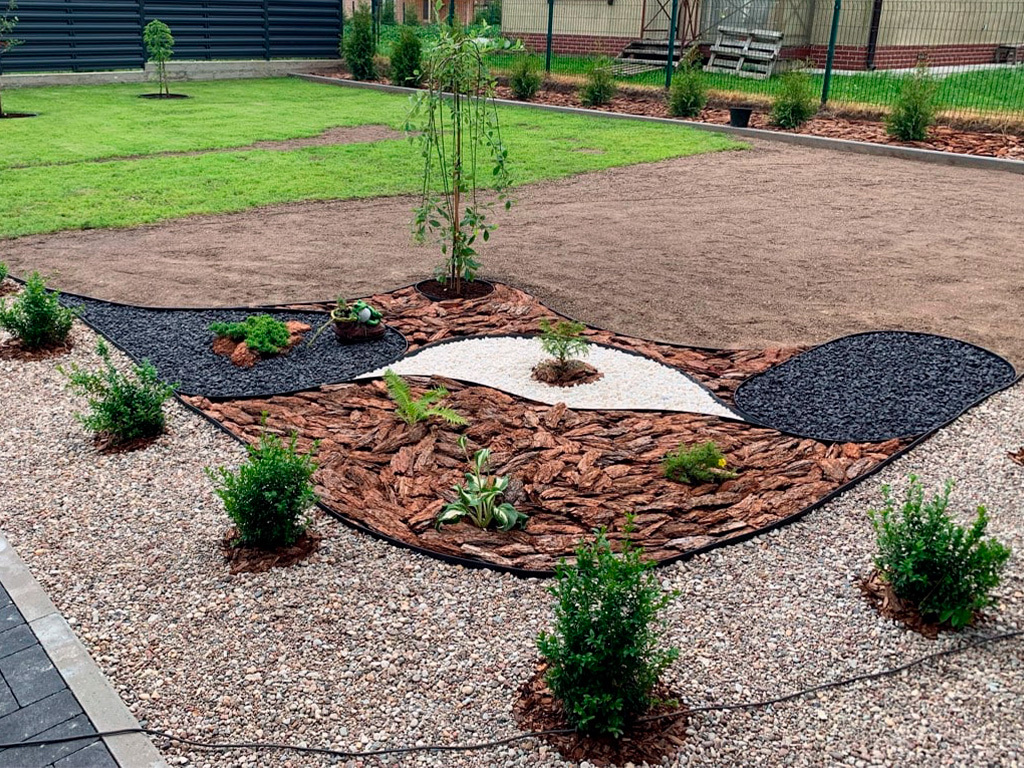 Садовый бордюр "Манго" ПП 38 мм, чёрный, 10 метров ГеоПластБорд GPBST-35 - Вид №10