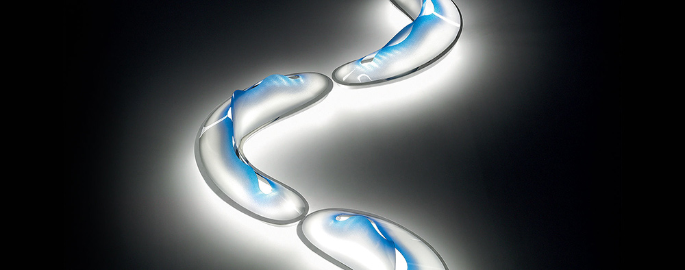 Светильник настенный голубой Crocco Medium Blue CRO14APP0002D_000 SLAMP  00-3882837 Голубой  - Вид №1