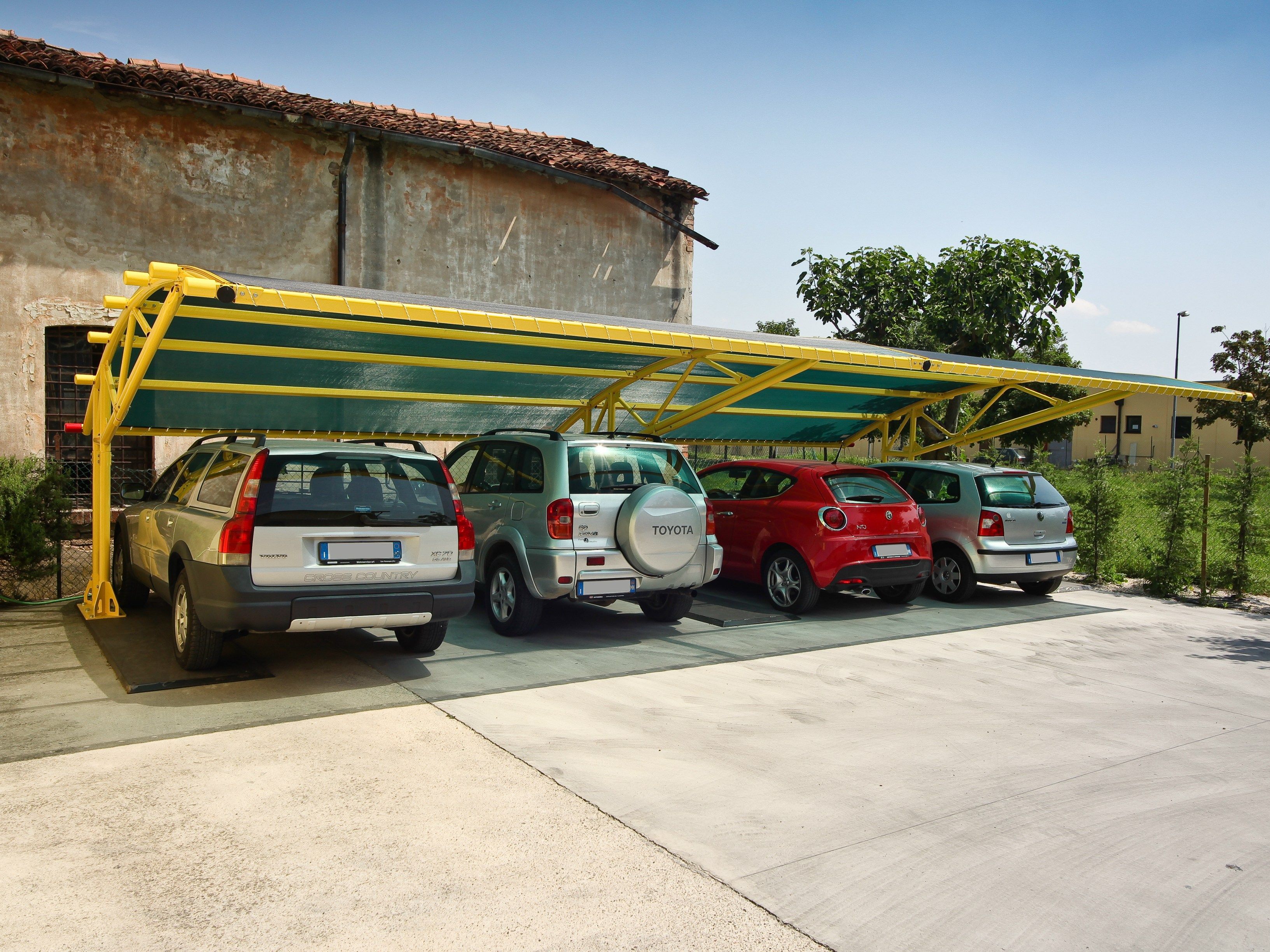 Стальной навес для парковочных мест SELVOLINA PRIMAVERA ARCH-00101195 - Вид №2