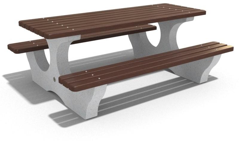 ENCHO ENCHEV - ETE Стол для пикника из бетона и дерева  108  - Вид №4