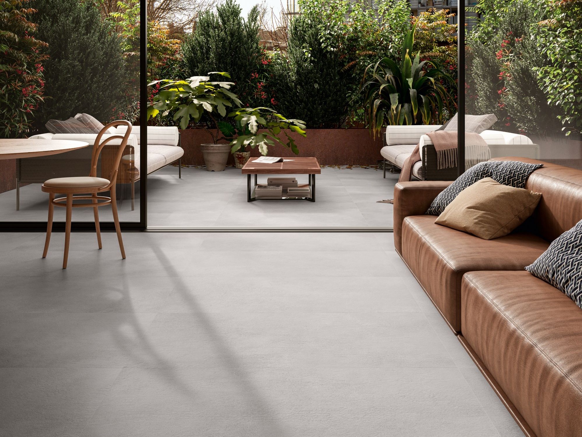 Indoor/outdoor antibacterial wall/floor tiles with concrete effect CERAMICA SANT'AGOSTINO Sable ARCH-00123301